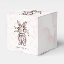 Cute Floral Bunny Girl Baby Shower