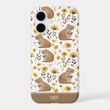 Cute Floral Capybara