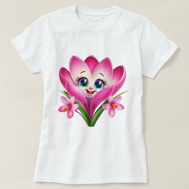 Cute Flower Women’s Basic T-Shirt (Design vorne)