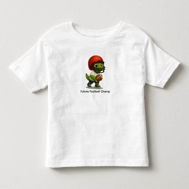Cute Football Dino Shirt for toddlers (Vorderseite)