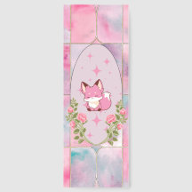 Cute Fox Signet en verre tendu