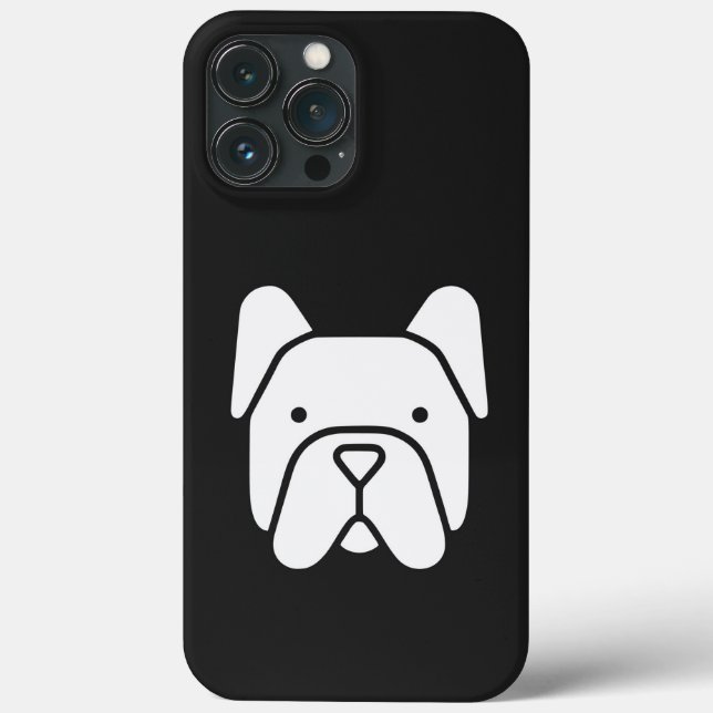 Cute French Bulldog Case-Mate iPhone Hülle (Rückseite)