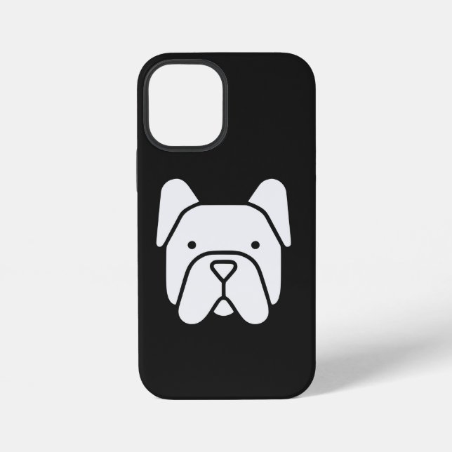 Cute French Bulldog iPhone 12 Mini Hülle (Rückseite)