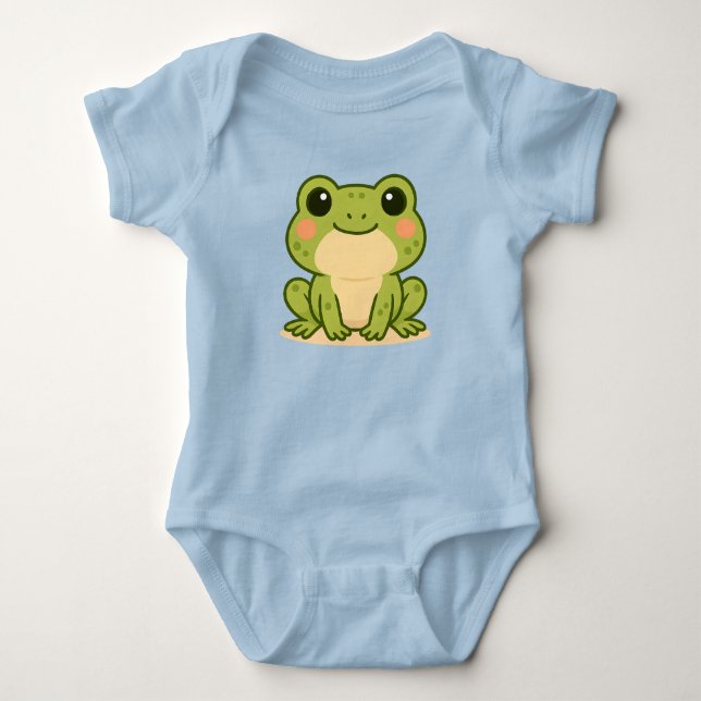  Cute Frog Baby Onsie Baby Strampler (Vorderseite)