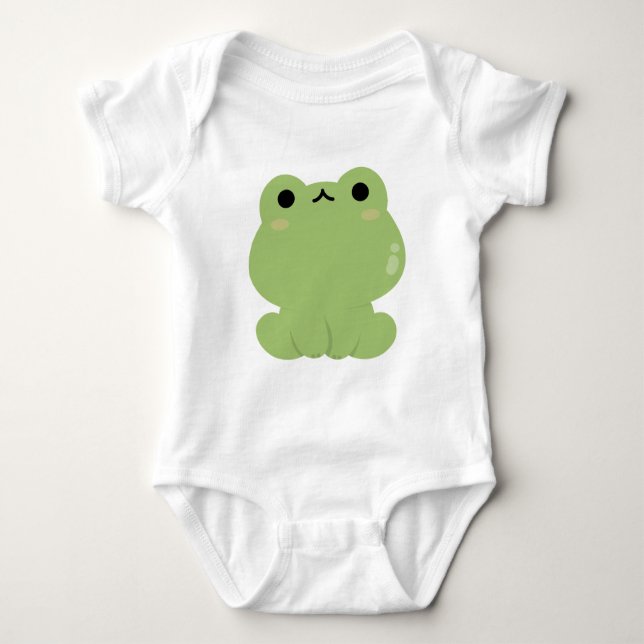 Cute Frog Baby Strampler (Vorderseite)