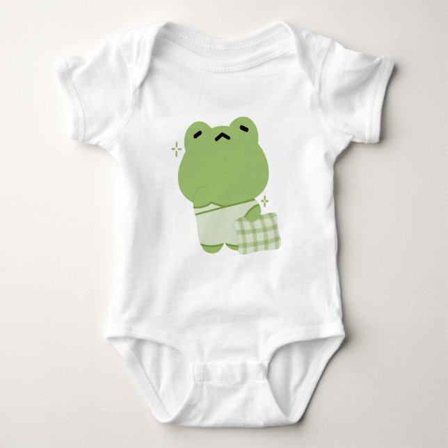 Cute Frog Baby Strampler (Vorderseite)