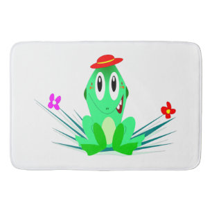 Cute Frog Badematte