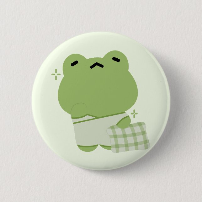 Cute Frog Button (Vorderseite)