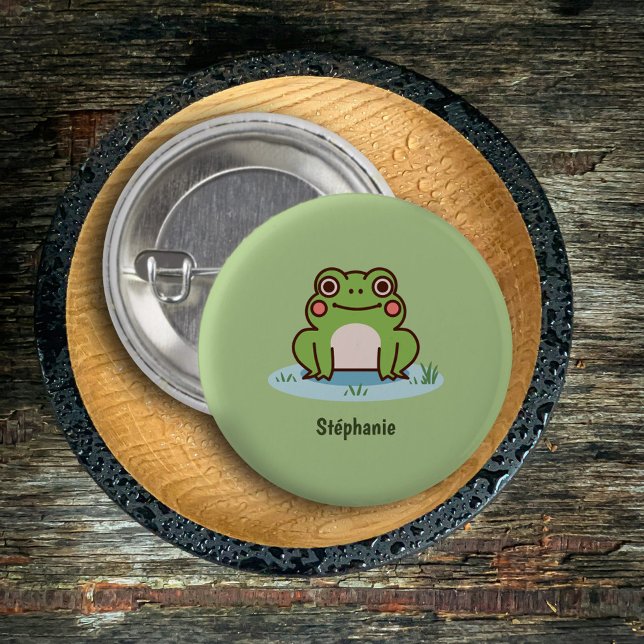 Cute Frog Button (Cute Frog Button)