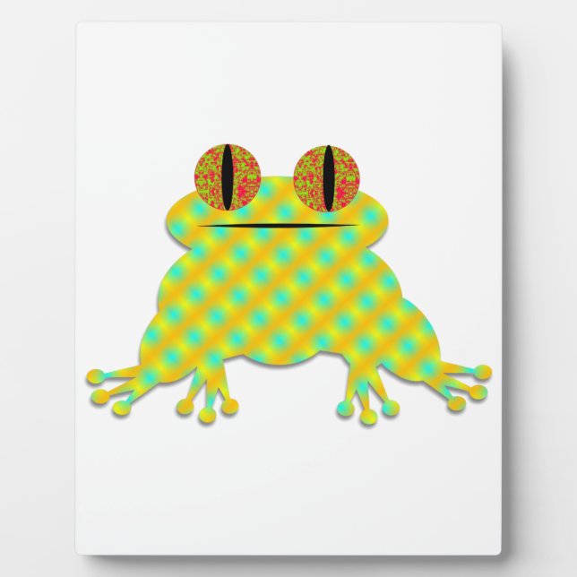 Cute Frog Fotoplatte (Vorderseite)