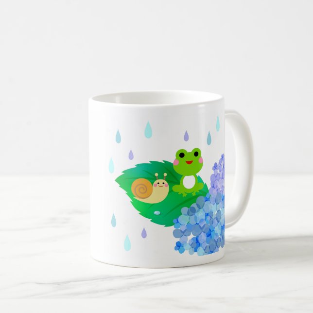 Cute Frog Kaffeetasse (VorderseiteRechts)
