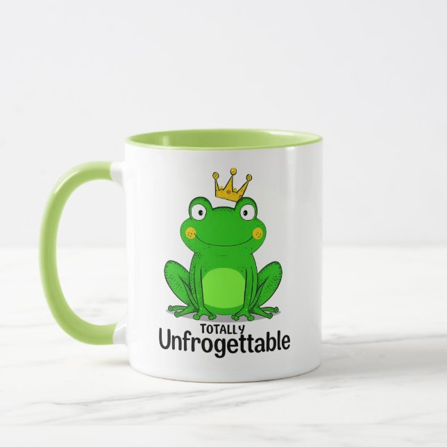 Cute Frog Prince with a Crown Tasse (Links)