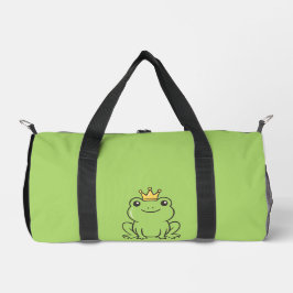 Cute frog Queen funny green Phone Case Duffle Bag
