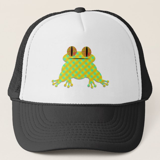 Cute Frog Truckerkappe (Vorderseite)