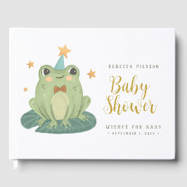 Cute Frog Voeux pour bébé bébé BabyDouche Livre d'