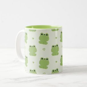 Cute Frog Zweifarbige Tasse