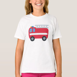 Cute fun Dino Fire engine Back To School  T-Shirt