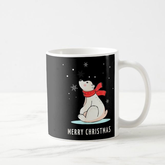 Cute Funny &amp; Unique Christmas Lar Bear &amp; S Kaffeetasse (Rechts)