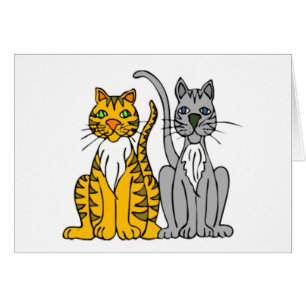 Cute Funny Cartoon Alley Chats Whimsical