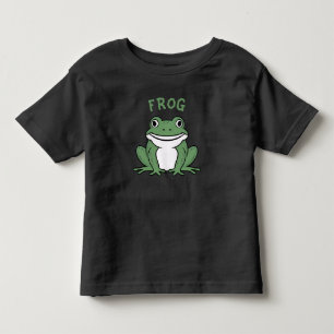 Cute funny little happy frog kleinkind t-shirt
