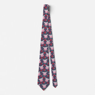 Cute Funny Vache et Cravate de fraises