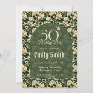Cute Gardenias Luxury Her Birthday Einladung