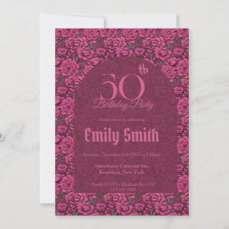 Cute Gardenias Themed Surprise Birthday Einladung