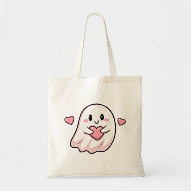 Cute ghost boo tragetasche (Vorne)