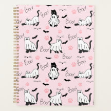 Cute Ghost Cats Halloween
