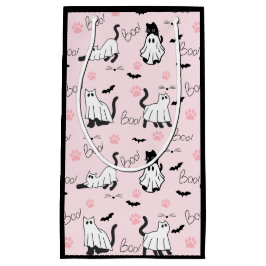 Cute Ghost Cats Halloween Kleine Geschenktüte
