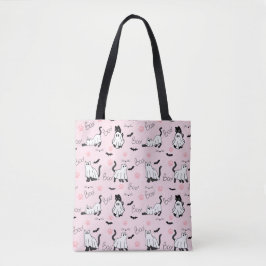 Cute Ghost Cats Halloween Tasche