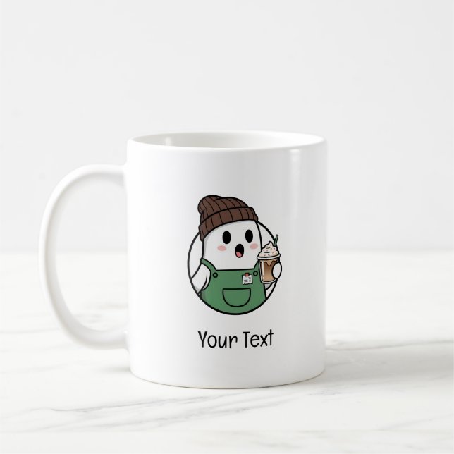 Cute Ghost Coffee Mug (Gauche)