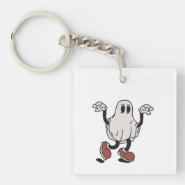Cute ghost enjoying schlüsselanhänger