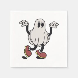 Cute ghost enjoying serviette