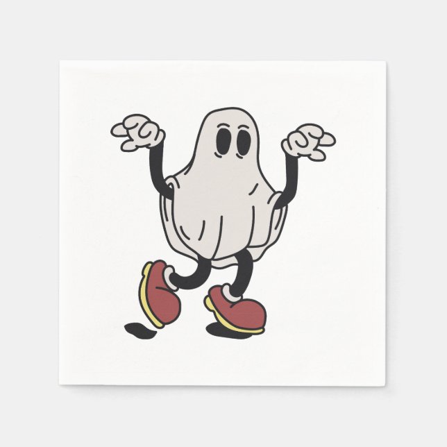 Cute ghost enjoying serviette (Vorderseite)