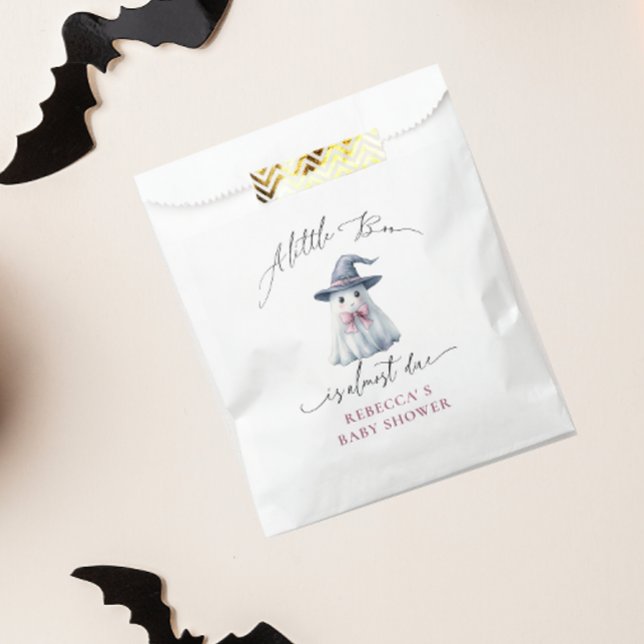 Cute Ghost Pumpkin Boo Halloween Baby Shower  Geschenktütchen (Von Creator hochgeladen)