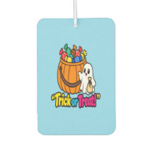 Cute Ghost Trick or Treat Halloween Pattern Phone