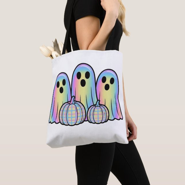 Cute Ghost Trio Halloween T-Shirt  Adorable Kawaii Tasche (Von Nahem)
