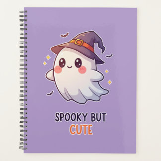 Cute Ghost Witch Halloween Spooky Cute Planer
