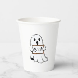 Cute Ghostly BOO Fun Pappbecher
