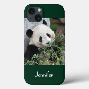 Cute Giant Panda Green Background, Case-Mate iPhone Hülle