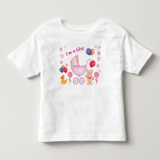 Cute gift Colorful Toddler Girl Shirt