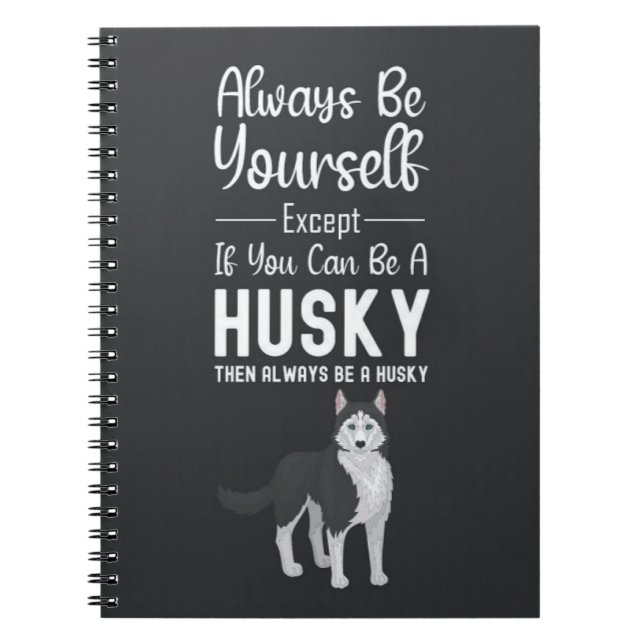 Cute Gifts For Husky Dog Lovers Siberian Pet  Notizblock (Vorderseite)