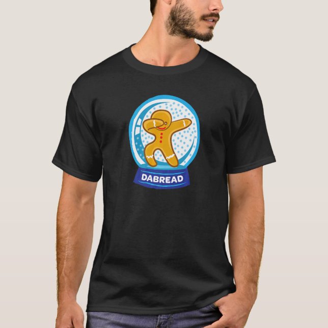 Cute Gingerbread Dab Cookies Xmas Merry Christmas T-Shirt (Vorderseite)