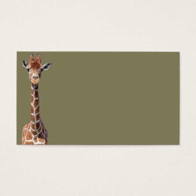 Cute giraffe face (Devant)