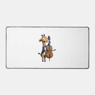 Cute Giraffe Jouer Cello Giraffes Musicien Musique