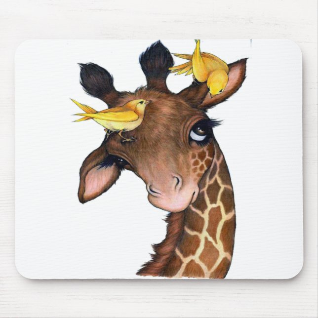 Cute Giraffe Mousepad (Vorne)