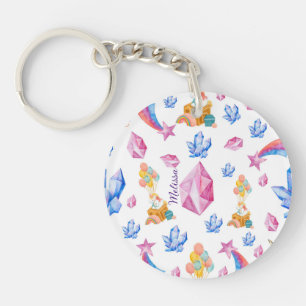 Cute Girl rose Nom Unicorne personnalisée 