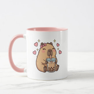 Cute Girls Capybara Ramen Kawaii Tea Kawaii Capy  Tasse