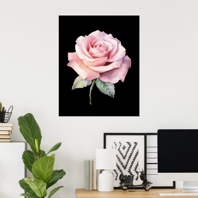 Cute Girly Bow Wall  Poster (Heimbüro)